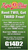 Post image for Blockbuster Express Couch Critics Promo Code for this Weekend: Rent 2 Get the 3rd FREE