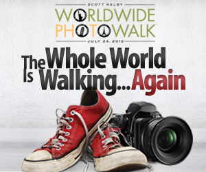 Post image for Scott Kelby’s 3rd Annual Worldwide Photo Walk Announced for July 24, 2010